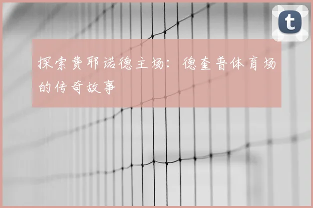 探索费耶诺德主场：德奎普体育场的传奇故事