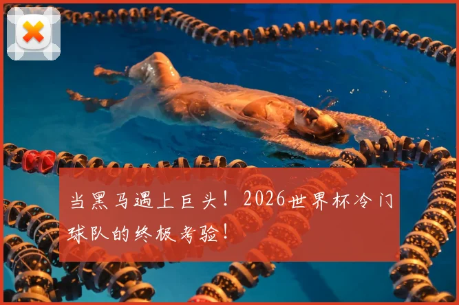 当黑马遇上巨头！2026世界杯冷门球队的终极考验！