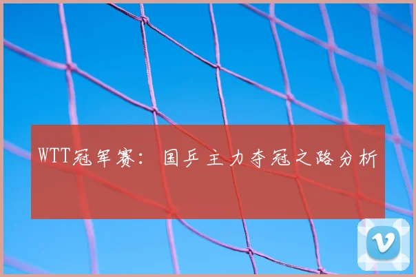 WTT冠军赛:国乒主力夺冠之路分析